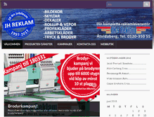 Tablet Screenshot of jhreklam.se